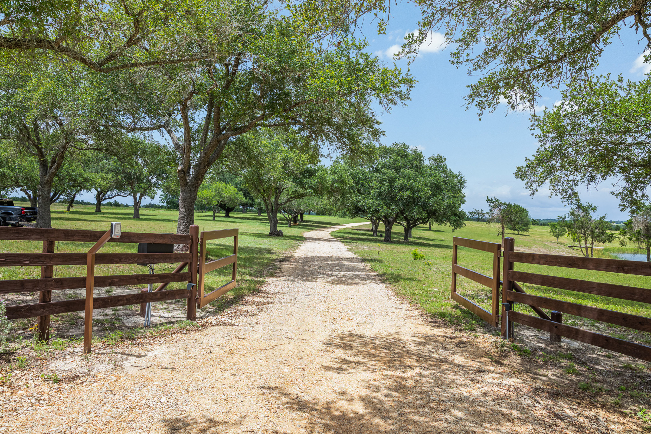 Front gate entrance — Lot 3, The Clearing